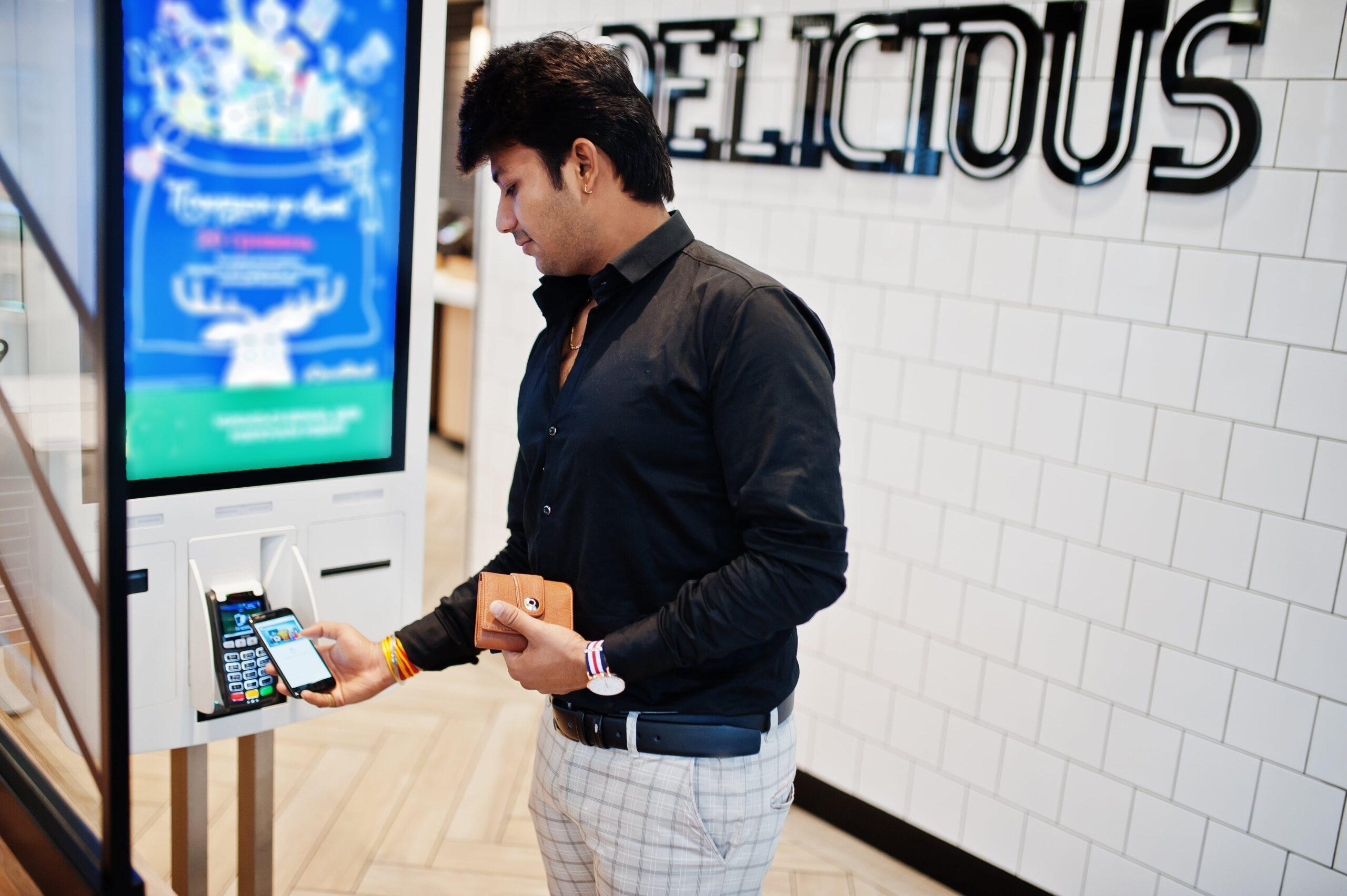 Interactive touch kiosks in Indian banks