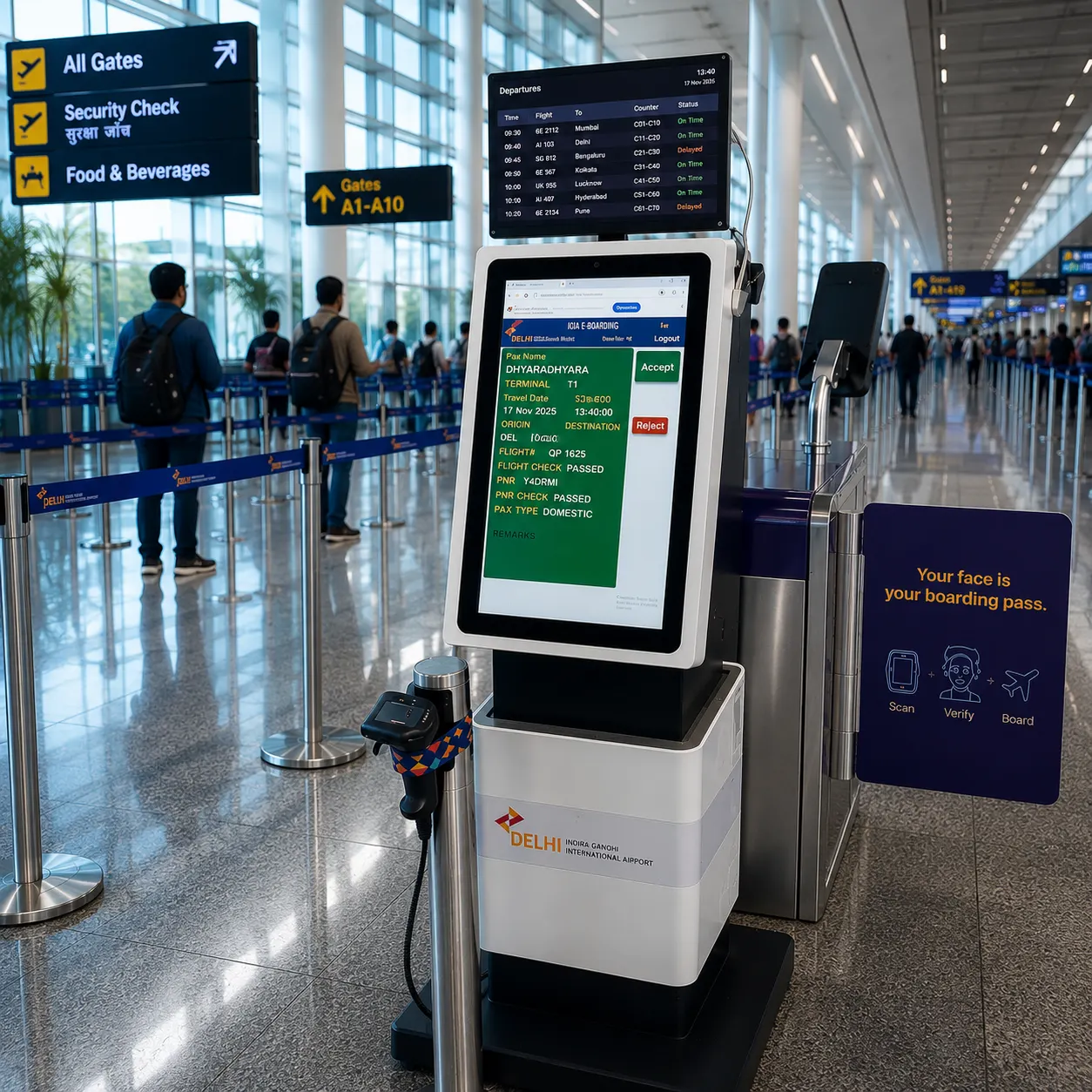 DigiYatra Kiosk